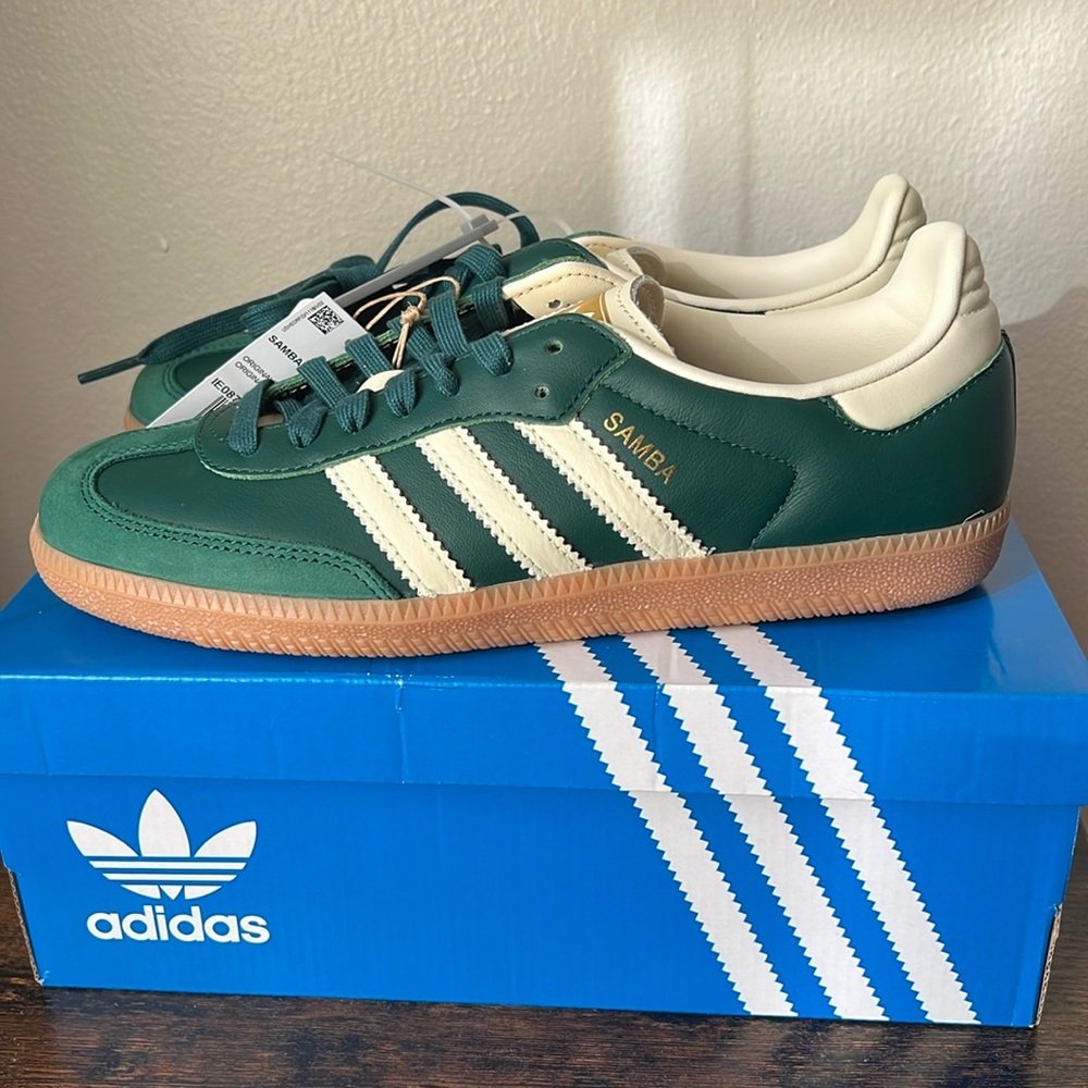 Adidas Samba OG “Collegiate Green” Sneakers - Size 7.5